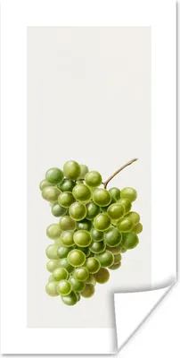 Produktbild von MuchoWow® Poster Weintrauben - Obst - Lebensmittel 60x120 cm - Wandschmuck