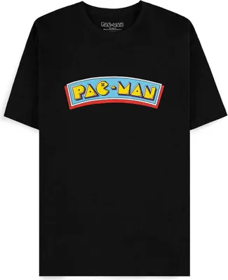 Produktbild von Pac-Man T-Shirt Herren Logo schwarz S