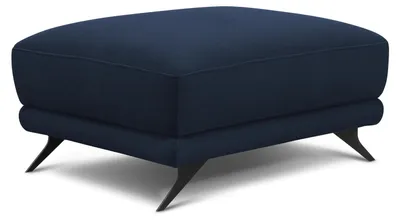 Produktbild von Stilvoller Hocker ZARIN – dunkelblau