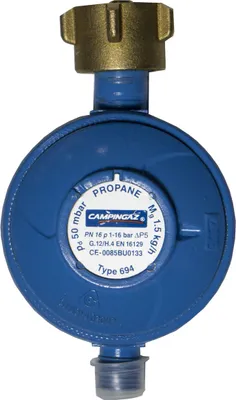 Produktbild von Campingaz Regler, 50 mbar, 1, 5 Kg/h, für 5 & 11 Kg Gasflaschen