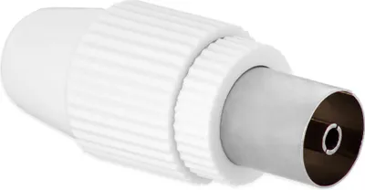 Produktbild von 1X Koaxialbuchse TV Antennenbuchse Adapter Kupplung Buchse Verbinder Antennenkabel Schraubbar