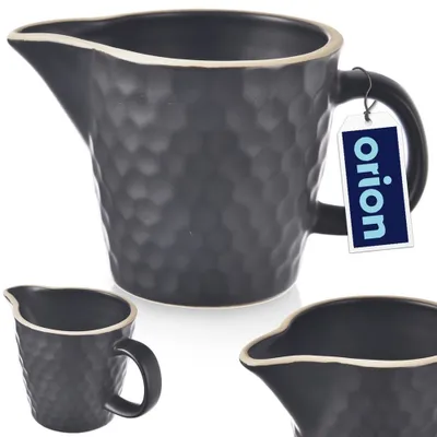 Obrázek produktu pro Orion konvička na mléko keramická konvička na mléko černá TEA TIME 100 ml