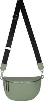 Produktbild von Bauchtasche Umhängetasche Crossbody-Bag Hüfttasche Kunstleder Italy-Design GREEN (22415)