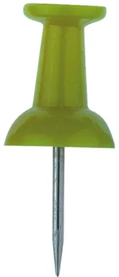 Produktbild von Alco Pinnwandnadel Kunststoff gelb 12mm 200 ST