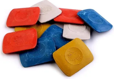 Obrázek produktu pro Krejčovská křída mýdlová 10 Ks. Mix barev.