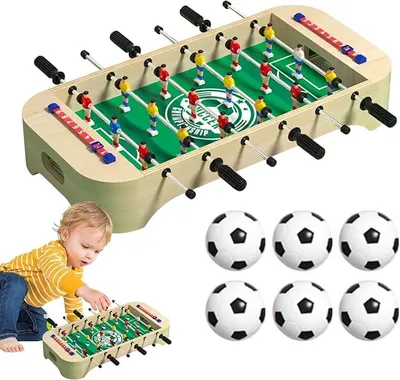 Imagen del producto de Silecomplaza: Juegos de fútbol para niños de 8 a 12 años. Incluye fútbol de mesa, fútbol sala y futbolín