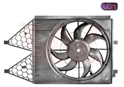 Produktbild von VAN WEZEL 5829746 Lüfter Motorkühlung Kühlerlüfter für VW Polo Schrägheck (6R1, 6C1) Wasserkühler Ø393mm