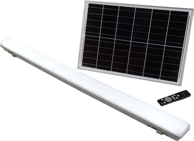 Produktbild von Hermetic luminaire V-TAC VT-120018 solar 120cm 18W IP65 3000K-4000K-6400K 1000lm (SKU 6500) White