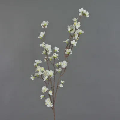 Produktbild von artplants.de Künstlicher Kirschblütenzweig Arielle mit Blüten, weiß, 95cm - Deko Blumen/Textilblumen