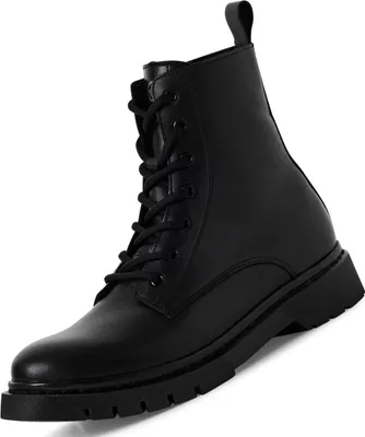 Produktbild von Tamaris Damen Stiefelette Schnürboots Leder Combat Boots 1-25269-43, Größe:40 EU, Farbe:Schwarz
