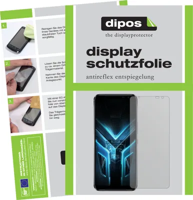 Produktbild von 6x Schutzfolie für Asus ROG Phone 3 matt Displayschutzfolie Folie Display Schutz dipos