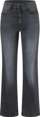 Zdjęcie produktu dla - Spodnie MAC JEANS - model LAURA, jeans elastyczne - krój rozkloszowany - numer modelu 5225-90-0387L-D910 - kolor: szary - rozmiar 40/36