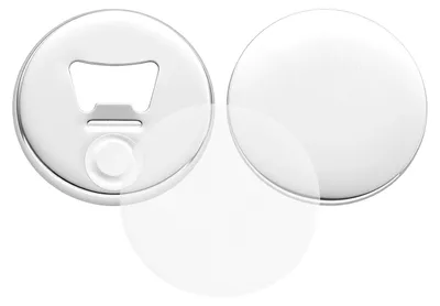 Produktbild von SucceBuy Buttonmaschine-Zubehör 50-teiliges Set 58 mm, Kühlschrankmagnete, Flaschenöffner & Schlüsselanhänger mit transparenter Mylar-Folie und runden Blanko-Papieren für kreative DIY-Projekte