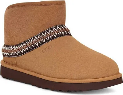 Image de Ugg Classic Mini Crescent Stiefel Braun EU 38 Frau Braun EU 38