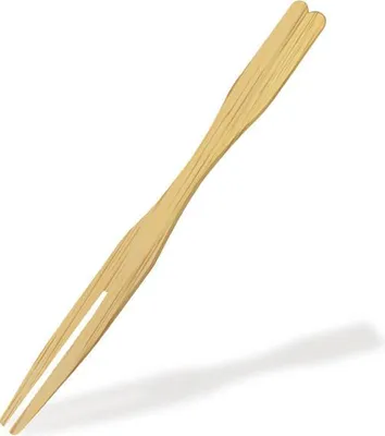 Produktbild von Fingerfood-Stäbchen Gabel 9 cm 100 Stück.