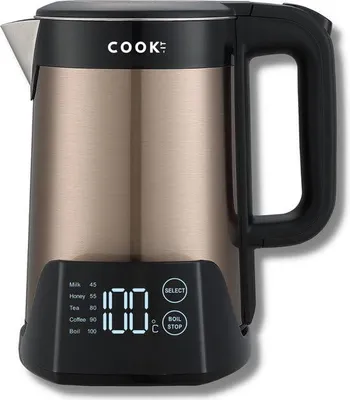 Wasserkocher 1,5 l Edelstahl, 5 Temperaturen, Warmhaltefunktion, doppelwandig