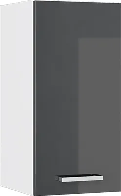 Produktbild von Vicco Hängeschrank R-Line, 30 cm, Anthrazit Hochglanz/Weiß