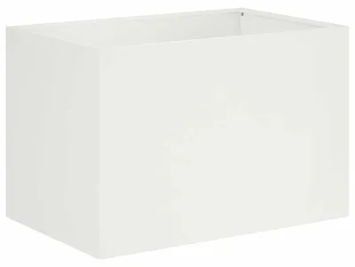 Produktbild von vidaXL Garten-Pflanzgefäß Weiß 60 x 40 x 40 cm Kaltgewalzter Stahl