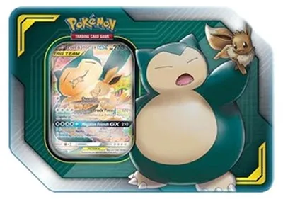 Produktbild von Pokemon Tag Team Tins: Eevee & Snorlax GX Tin