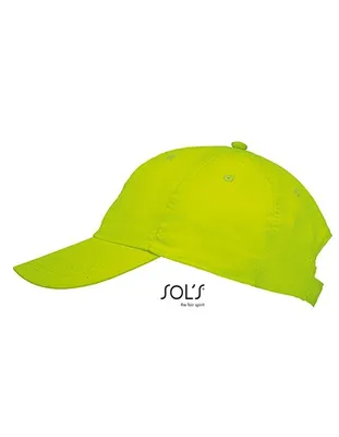 Produktbild von Six Panel Cap Meteor - Farbe: Neon Green - Größe: One Size