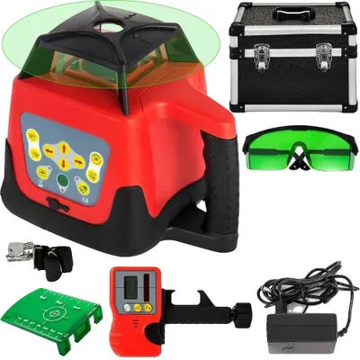 Obrázek produktu pro Rotační laser, 360° skenování, funkce samonivelační, zelený paprsek 2