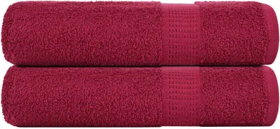 Zdjęcie produktu dla Ręczniki kąpielowe, FROGN, 2 szt, bordowy, 70x140 cm, 360 g/m²