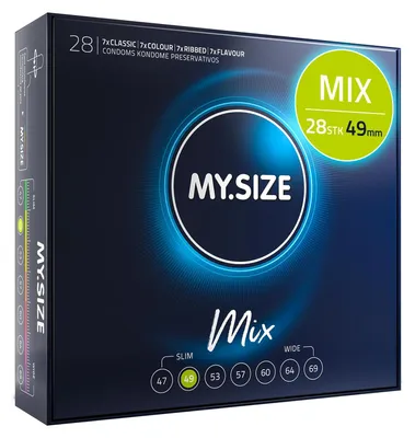 Zdjęcie produktu dla MY.SIZE Mix 49 mm Condome - 28 Stück
