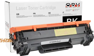 Produktbild von OBV Kompatibel 142A w1420a Toner passend für HP LaserJet MFP M139w /M140w / M110 / M109 / M142w (nicht für HP+ Drucker / Modelle mit e geeignet) - schwarz 950 Seiten ohne Füllstandsanzeige