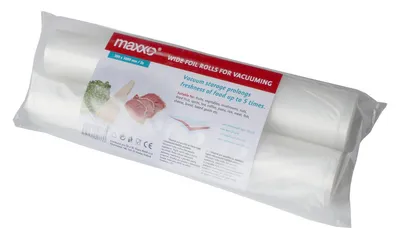 Zdjęcie produktu dla Folia próżniowa Maxxo w rolce 2x28x300 cm nadaje się do wielokrotnego użytku, wytłaczana, sous-vide