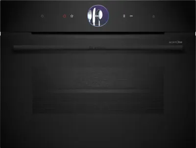 Produktbild von Bosch Serie 8 CSG936AB1, Medium, Elektrischer Ofen, 47 l, 47 l, 30 - 230 °C, Katalytisch