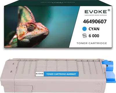 Immagine prodotto di Toner per OKI 46-C532C 46490607 Blu (ciano) | Sostituzione per C 532 DN C 542 DN MC 563 DN MC 573 DN