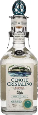 Produktbild von Cenote CRISTALINO Tequila Añejo 100% Agave Azul 40% Vol. 0,7l