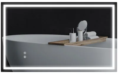 Productafbeelding van LED-badkamerspiegel, instelbare helderheid, anti-condensfunctie, waterdicht