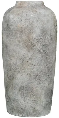 Produktbild von Bodenvase aus Keramik, Weiß, rustikal, 21 x 21 x 43 cm