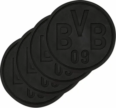 Produktbild von BVB Borussia Dortmund BVB-Silikonuntersetzer (4Stück)