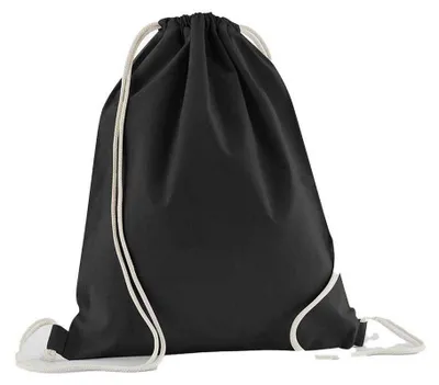 Immagine prodotto di Westford Mill - Borsa da ginnastica "InCo", Cotonelogico LT4145 (taglia unica) (nero)