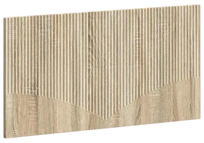 Imagen del producto de vidaXL Cabecero de pared, diseño HOORN, madera contrachapada en roble Sonoma