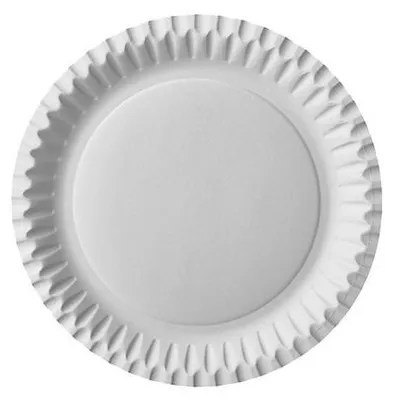Produktbild von 800 tradingbay24 Teller, Pappe rund Ø 23 cm weiss tbU90020
