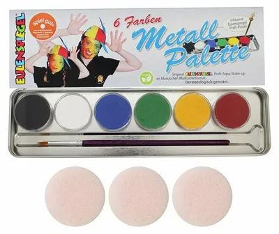 Obrázek produktu pro Creativ Company 76135, Černá, Modrá, Zelená, Červená, Bílá, Žlutá, Tvrdý, 6 kusů