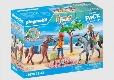 Produktbild von PLAYMOBIL Horses of Waterfall 71470 Reitausflug an den Strand mit Amelia und Ben