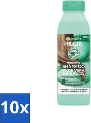 Produktbild von Garnier - Fructis Hair Food Aloe Vera - Shampoo - Normales bis trockenes Haar - 350 ml - Vorteilspack - 10 Stücke