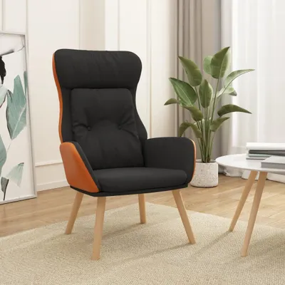 Obrázek produktu pro Lehátko The Living Store černá látka a PVC