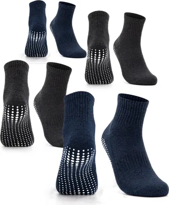Produktbild von Occulto Herren Stoppersocken 2-4er Pack (Modell: Andi) 4P,Blk-Nvy 43-46