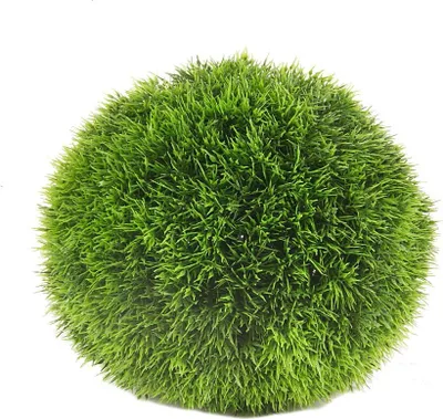Produktbild von künstliche Deko Graskugel Grasball grün D. 23cm Emerald Kunstblumen