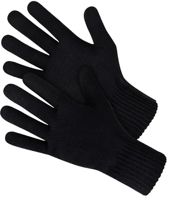 Tobeni 1 Paar Thermo Handschuhe für Damen und Herren Einheitsgrösse Schwarz
