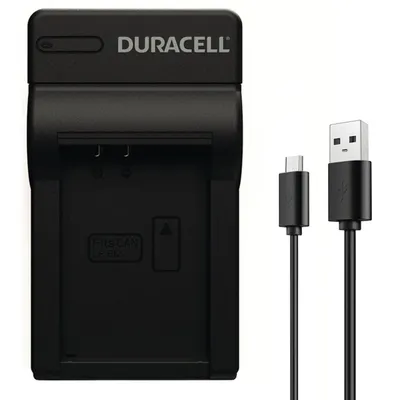 Produktbild von Duracell Ladegerät mit USB Kabel für DRCE12/LP-E12