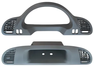 Produktbild von Mercedes Sprinter CDI 99-06 Instrumenteneinheitsgehäuse + Ablagefach für Beifahrerhandschuhfach mit Lüftungsdüsen, 2-teiliges Set