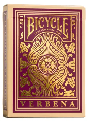 Obrázok produktu pre Bicycle Verbena, 56 kusov, Burgundsko, 1 veža/veží, 4 rok / roky, Chlapec / dievča, Dospelí