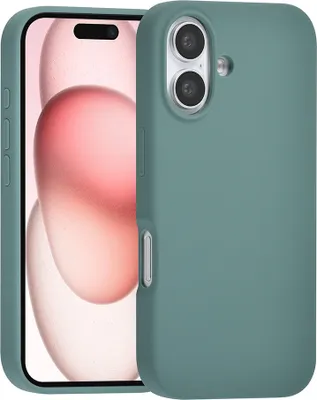Produktbild von TUNIQ iPhone 16 Back cover case - Premium Liquid silicone - Green