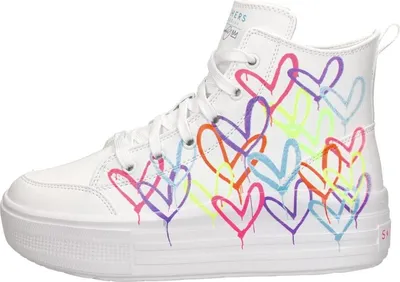 Image de Skechers Hyperlift  Veterschoen hoog - Wit - Maat 35